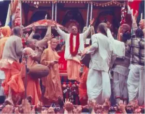 Srila Prabhupada was ordered by his Guru to preach Krishna Consciousness in English. And he fulfilled that desire.