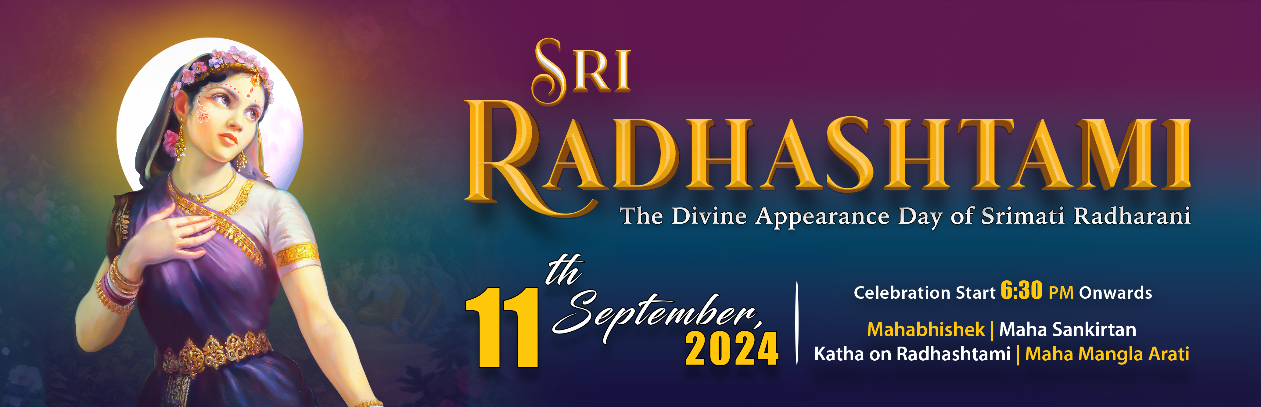 Sri Radhashtami seva