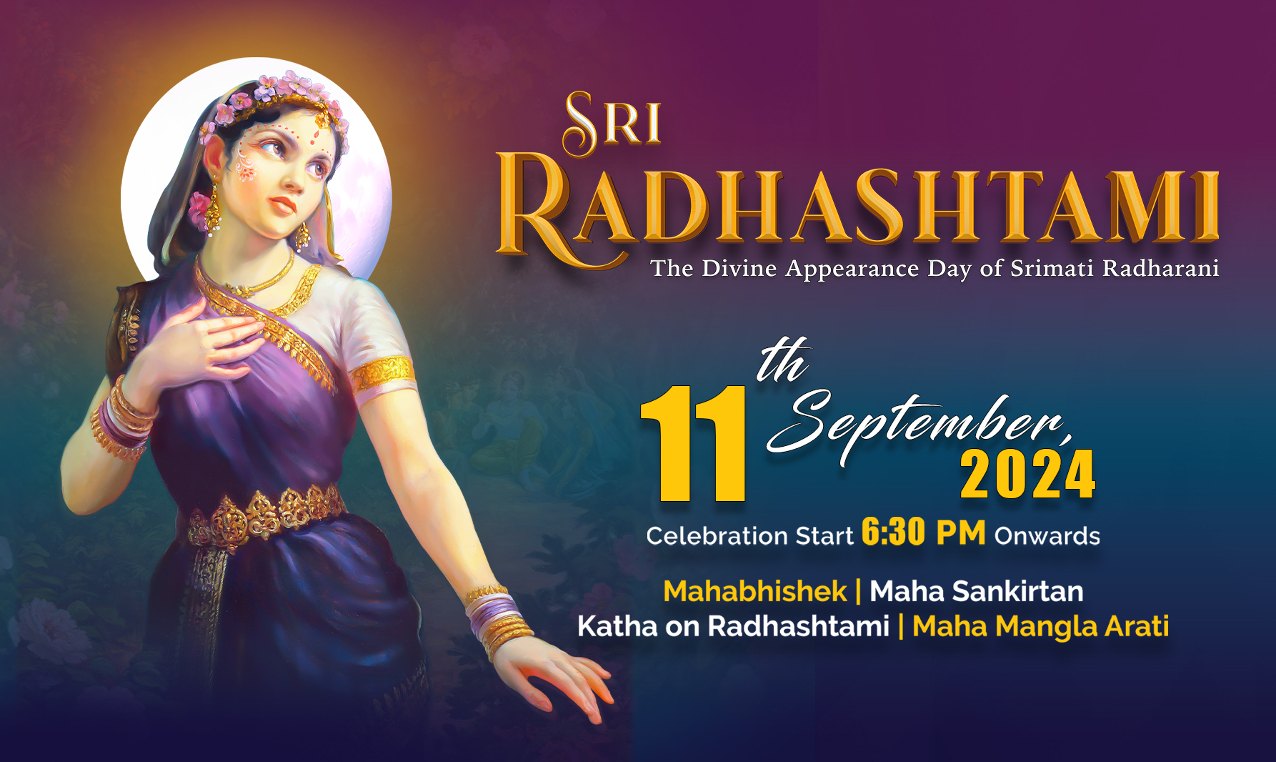 Sri Radhashtami seva